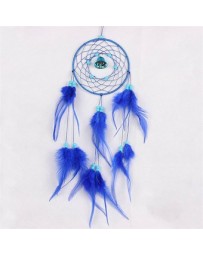 EH L1505 plumas azul zafiro campanas párrafo Dreamcatcher - Envío Gratuito