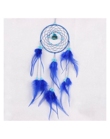 EH L1505 plumas azul zafiro campanas párrafo Dreamcatcher - Envío Gratuito