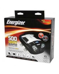 Energizer Inversor De Corriente 500w 120 Volt Ac - 2 Usb - Envío Gratuito