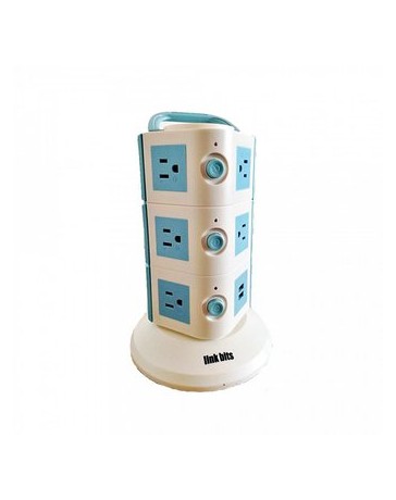 Torre Multicontacto Link bits LBS-302U con Puertos USB 2500W - Envío Gratuito