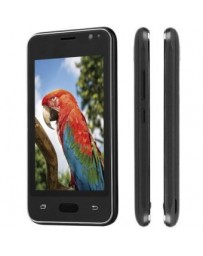 EH Navidad 3,97 pulgadas Smartphones Tarjeta dual de doble modo de espera MTK6572 Dual Core Android 4.4.2 V7-Negro - Envío Gratu