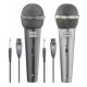 Set profecional de microfonos Mitzu-gris - Envío Gratuito