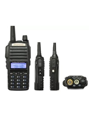 Radio Baofeng Uv82 Doblebanda Vhf/ Uhf + Microfono Solapa - Envío Gratuito