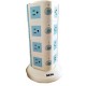 Torre Multicontacto Link bits LBS-402U con Puertos USB - Envío Gratuito