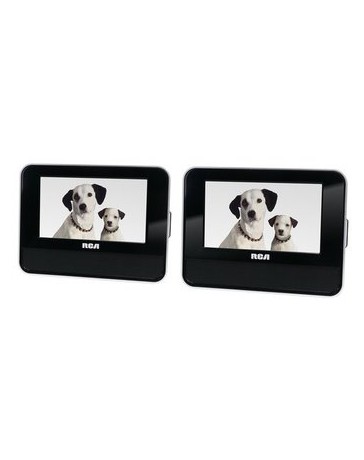 Reproductor Portátil DVD 7" RCA DRC99731U 2 Pantallas Negro - Envío Gratuito