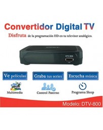 Convertidor Digital COBY DTV-800 - Envío Gratuito