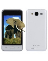 EH Navidad 3,97 pulgadas Smartphones Tarjeta dual de doble modo de espera MTK6572 Dual Core Android 4.4.2 V7-Blanco - Envío Grat