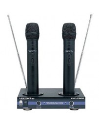 Sistema De Microfonos Inalambricos VocoPro VHF-3300 2 Ch VHF - Envío Gratuito