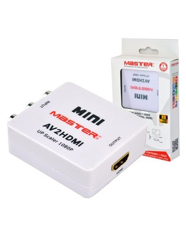 Convertidor Audio Y Video Hdmi Master MV-MINIAV-HDMI - Envío Gratuito