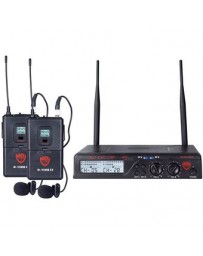 Sistema De Microfonos Inalambricos Nady U-2100 Dual LT 200CH - Envío Gratuito