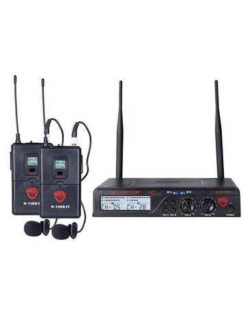 Sistema De Microfonos Inalambricos Nady U-2100 Dual LT 200CH - Envío Gratuito