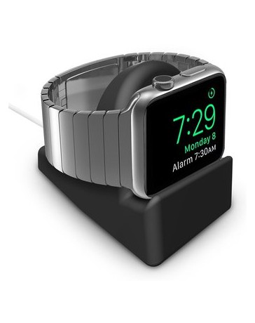 EH iWatch reloj de silicona soporte de carga-Negro - Envío Gratuito