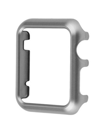 EH reloj de manzana frontera caja de la PC de 38 mm de plata - Envío Gratuito