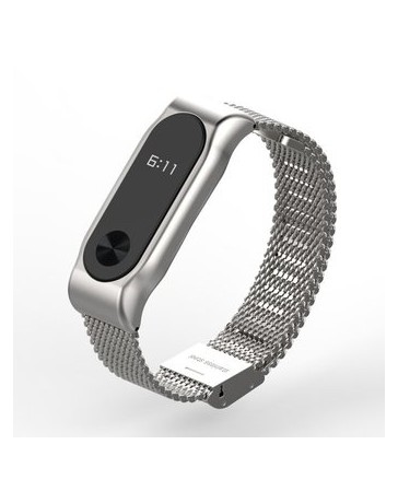 Eh Mi Busi 2 generaciones pulsera de la pulsera de metal-Plata - Envío Gratuito