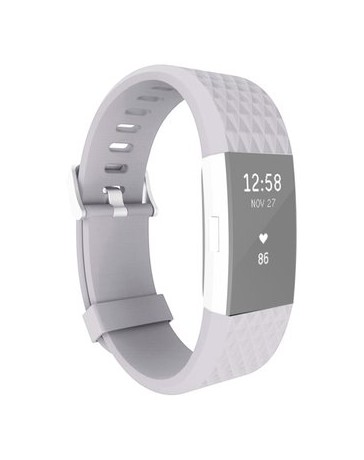 Para Fitbit Cargador 2 Reloj Pulsera Diamante Tpu Correa - Envío Gratuito