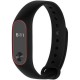 ER Miband 2 Version Suave Correa Banda De Reloj-Rojo Negro - Envío Gratuito