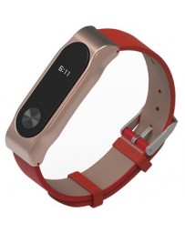 ER Mi Busi 2 Generaciones Pulsera De Cuero Pulsera-Rojo Y Oro Rosa - Envío Gratuito