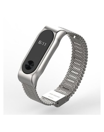 ER Mi Busi 2 Generaciones Pulsera De La Pulsera De Metal-Plata - Envío Gratuito