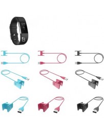 3pcs 1M USB Cable Cargador para Fitbit Charge 2 Reemplazo - Envío Gratuito