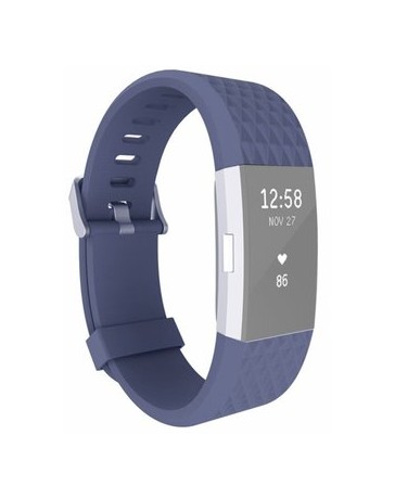 Para Fitbit Cargador 2 Reloj Pulsera Diamante Tpu Correa - Envío Gratuito