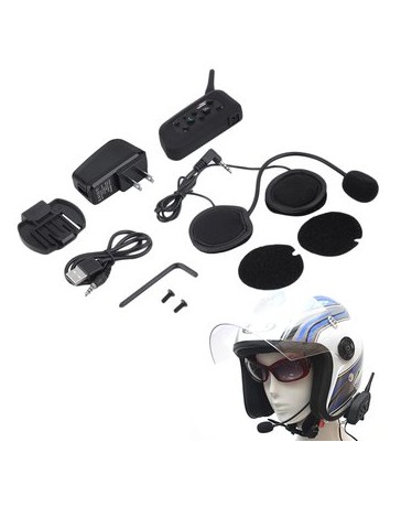 EH V6 1200m Bluetooth Intercom para la motocicleta Casco - Envío Gratuito