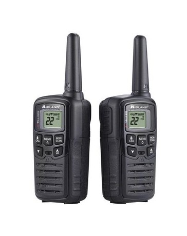 Midland X-Talker ALR2 GMRS 2-Way Radios Negro - Envío Gratuito