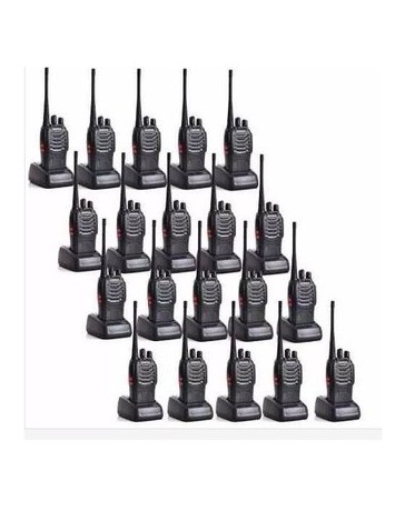 Set 20 Radios Baofeng Bf-888s Walkie Talkie 2 Vías Uhf Fm - Envío Gratuito