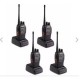 Set 4 Radios Baofeng Bf-888s Walkie Talkie 2 Vías Uhf Fm - Envío Gratuito