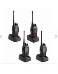 Set 4 Radios Baofeng Bf-888s Walkie Talkie 2 Vías Uhf Fm - Envío Gratuito