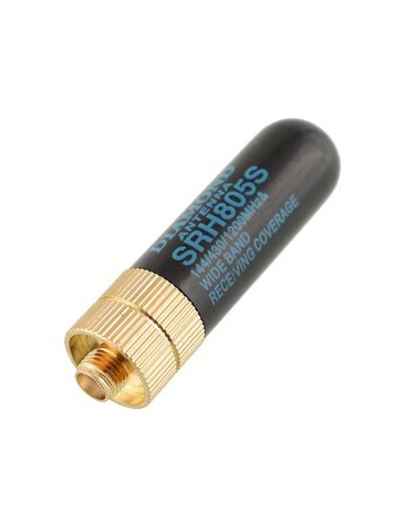 Duola doble banda UHF + VHF SRH805S SMA Antena - Envío Gratuito