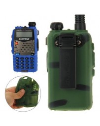 Caso Del Silicón Del Color Puro De UV - 5R Serie Walkie - Envío Gratuito