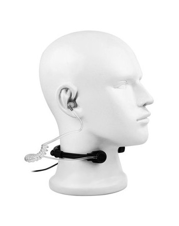 ER audifonos control de la garganta cable de los auriculares walkie-talkie. - Envío Gratuito