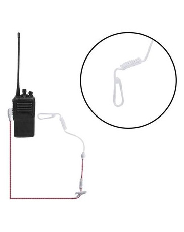 Eh 888S / 5r 6r Walkie-talkie Anti - Radiación Auriculares-Rojo - Envío Gratuito
