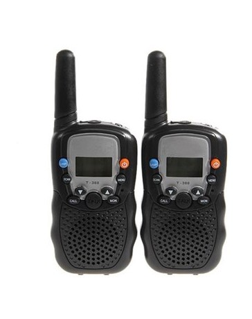 T-388 USA/Europe Channels Walkie Talkie - Black. - Envío Gratuito