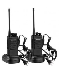 Yucheer BF-888S 400-470 MHz Walkie Talkie - Negro - Envío Gratuito