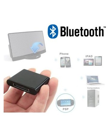 Receptor Bluetooth Para Equipos Con Dock De 30 Pin compatible - Envío Gratuito