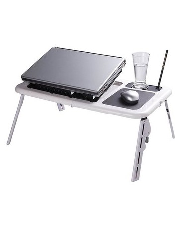 Mesa Cama Con Cooler Para Laptop Tablet iPad Macbook - Envío Gratuito
