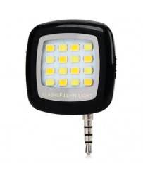 Smart 16-LED Warm White 3-Mode Fill Light for Mobile - Envío Gratuito