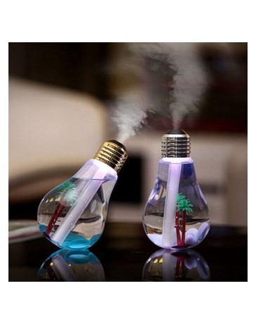 Humidificador Difusor Aromaterapia En Forma De Foco Palmera - Envío Gratuito