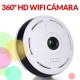 Camara De Seguridad 360 Panoramica Lente Fish Eye - Envío Gratuito