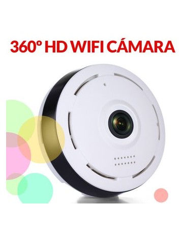 Camara De Seguridad 360 Panoramica Lente Fish Eye - Envío Gratuito