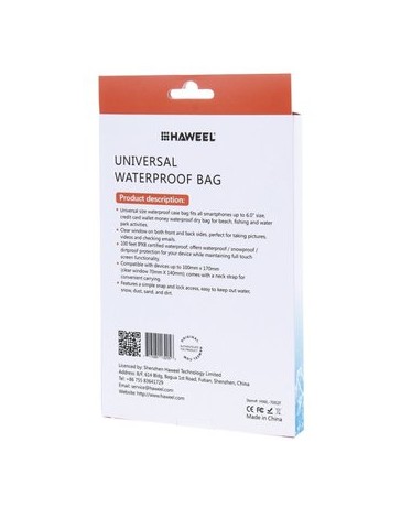 Nuevo HAWEEL universal del bolso impermeable transparente - Envío Gratuito