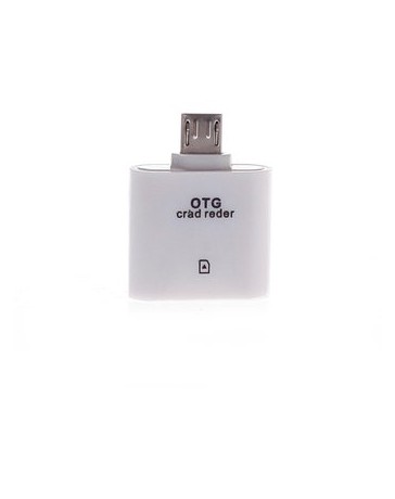 CZX OTG Micro USB Lector de tarjetas de memoria (blanco) - Envío Gratuito