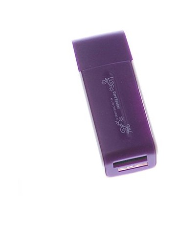 CZX cuatro en uno USB 2.0 Lector de tarjetas de memoria (violeta) - Envío Gratuito