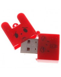 Lector de tarjetas USB CZX 2.0TF día lluvioso de bebé forma (rojo) - Envío Gratuito