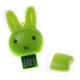 Lector de tarjetas USB CZX 2.0TF Forma de conejo (verde). - Envío Gratuito