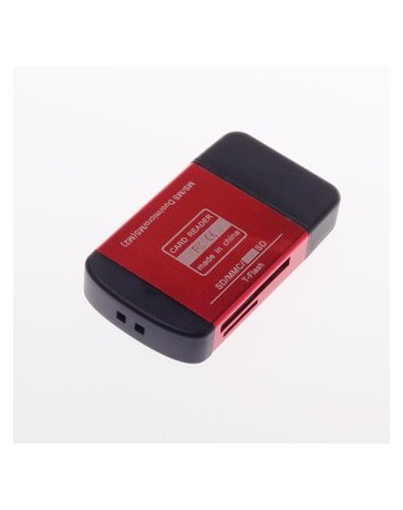 CZX cuatro en uno USB 2.0 Lector de tarjetas de memoria (rojo) - Envío Gratuito