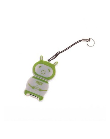 CZX USB 2.0 Lector de tarjetas TF Cochinito forma (verde). - Envío Gratuito