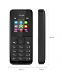 Nokia 105 SIM 8MB ROM Phone-Black celular - Envío Gratuito