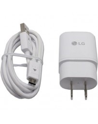 Cargador + Cable Lg Original G2 G3 G4 Nexus Flex Optimus Blanco - Envío Gratuito